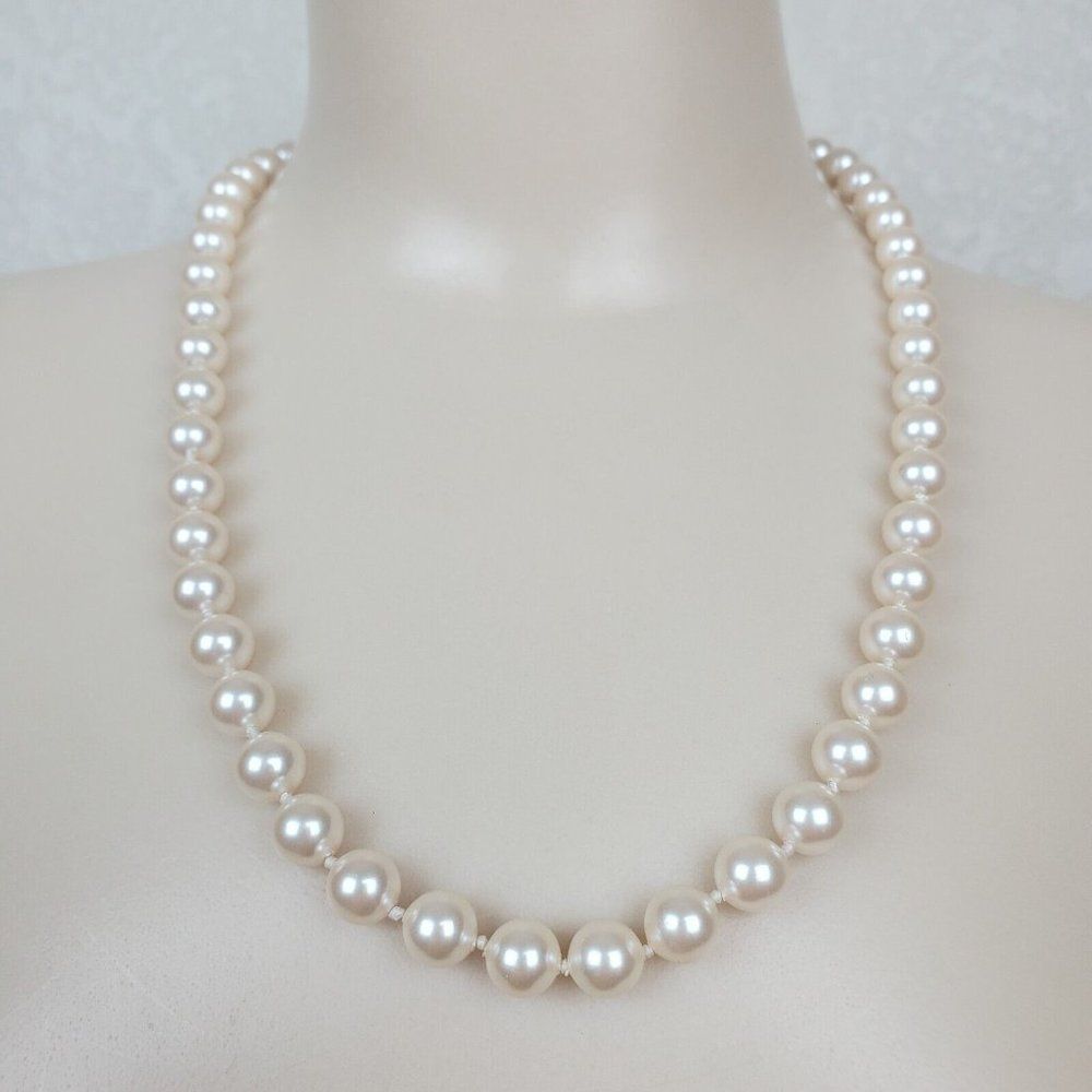 Monet Cream Pearl Strand Necklace